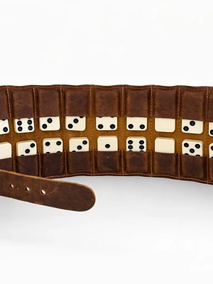 Dominó Cuero color café