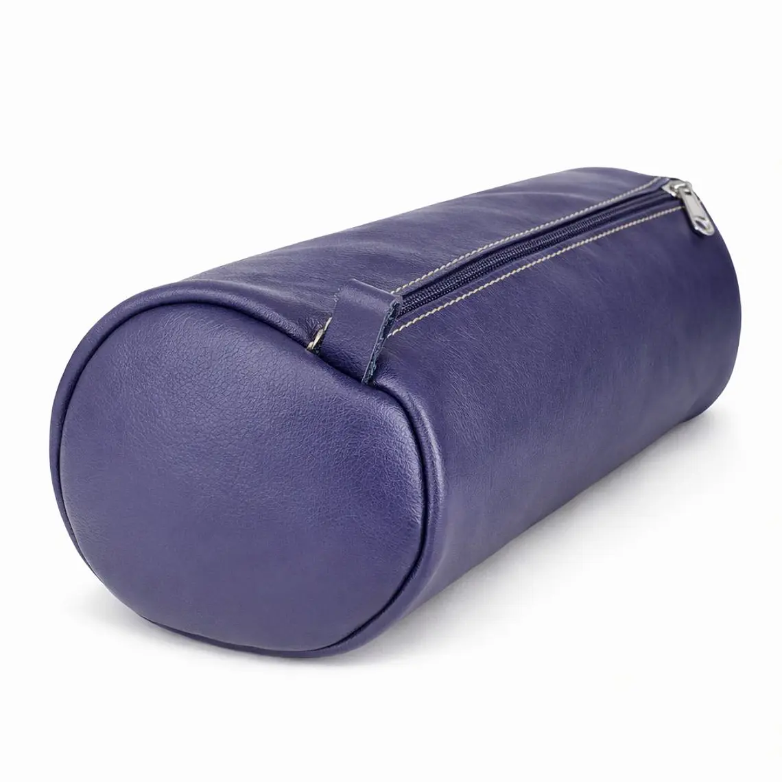 Estuche de cuero color azul-violeta 1