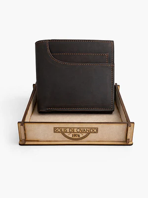 Billetera Cuero Classic Brown