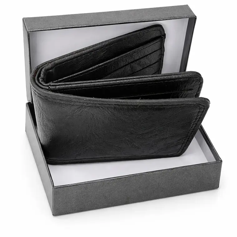 Billetera Cuero Noir Clásica 1