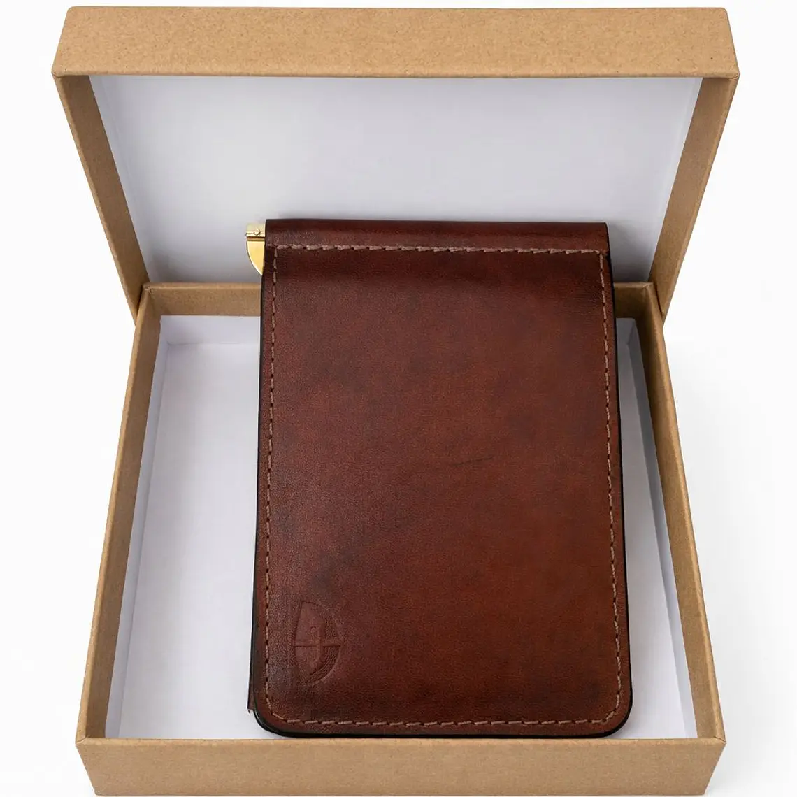 Billetera Cuero Clip Clásico 1