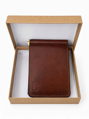 Billetera Cuero Clip Clásico