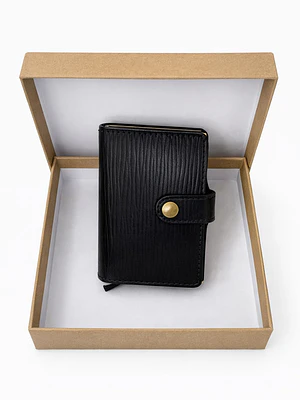 Billetera Cuero Noir Textura