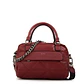 Cartera bandolera con asas brenda mediana burdeo - Miniatura 1