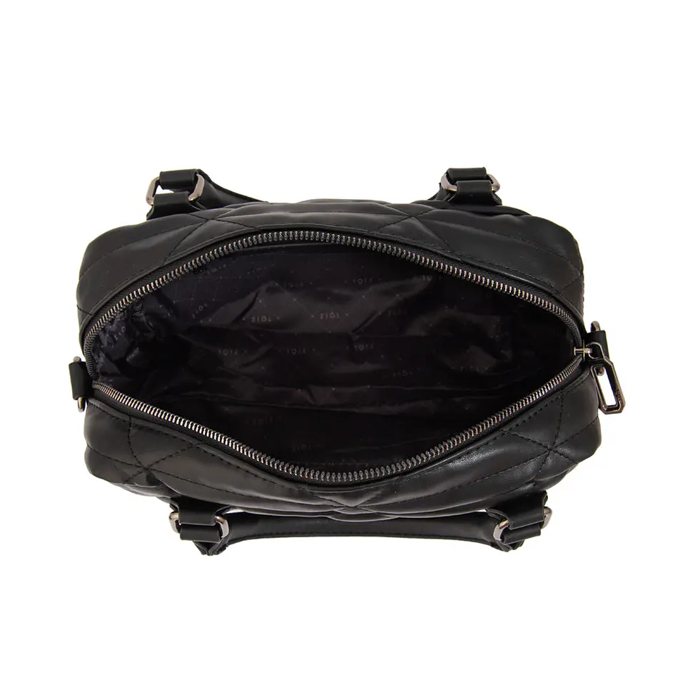 Cartera bandolera con asas brenda negro 3