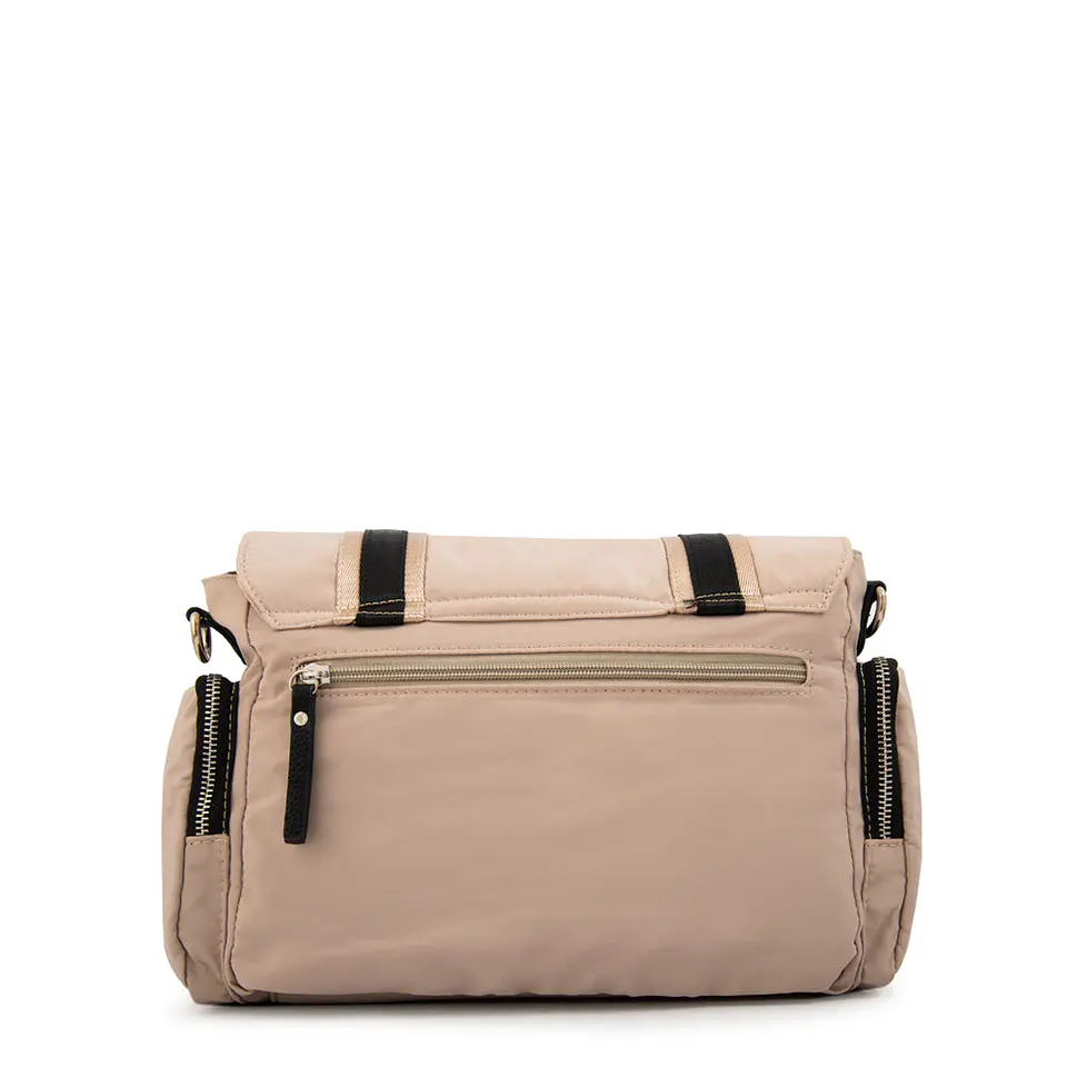 Cartera bandolera claudin grande beige 2