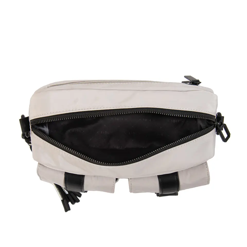 Cartera bandolera devon mediana blanco crudo 3