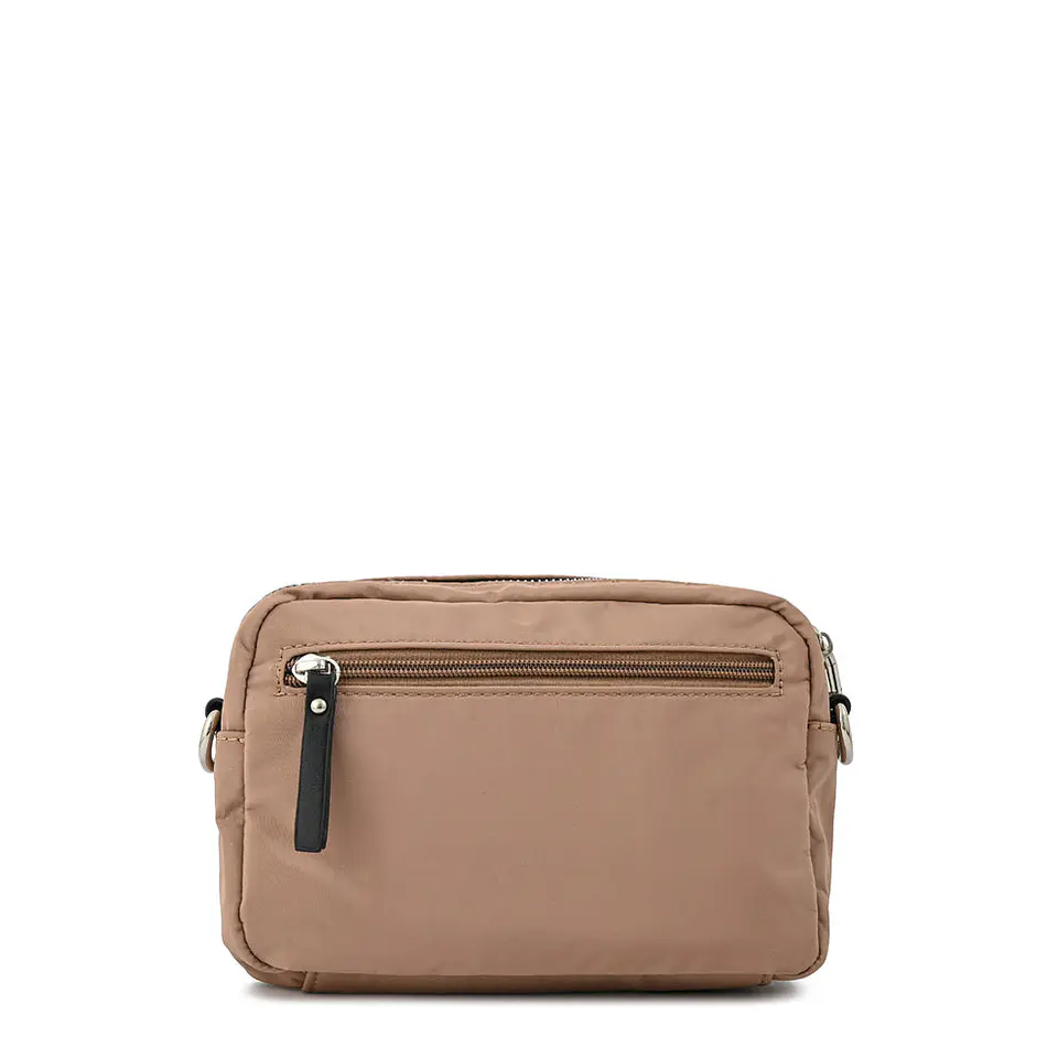 Cartera bandolera diana pequeña beige 2