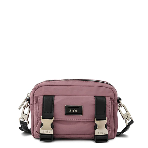 Cartera bandolera diana pequeña rosa viejo