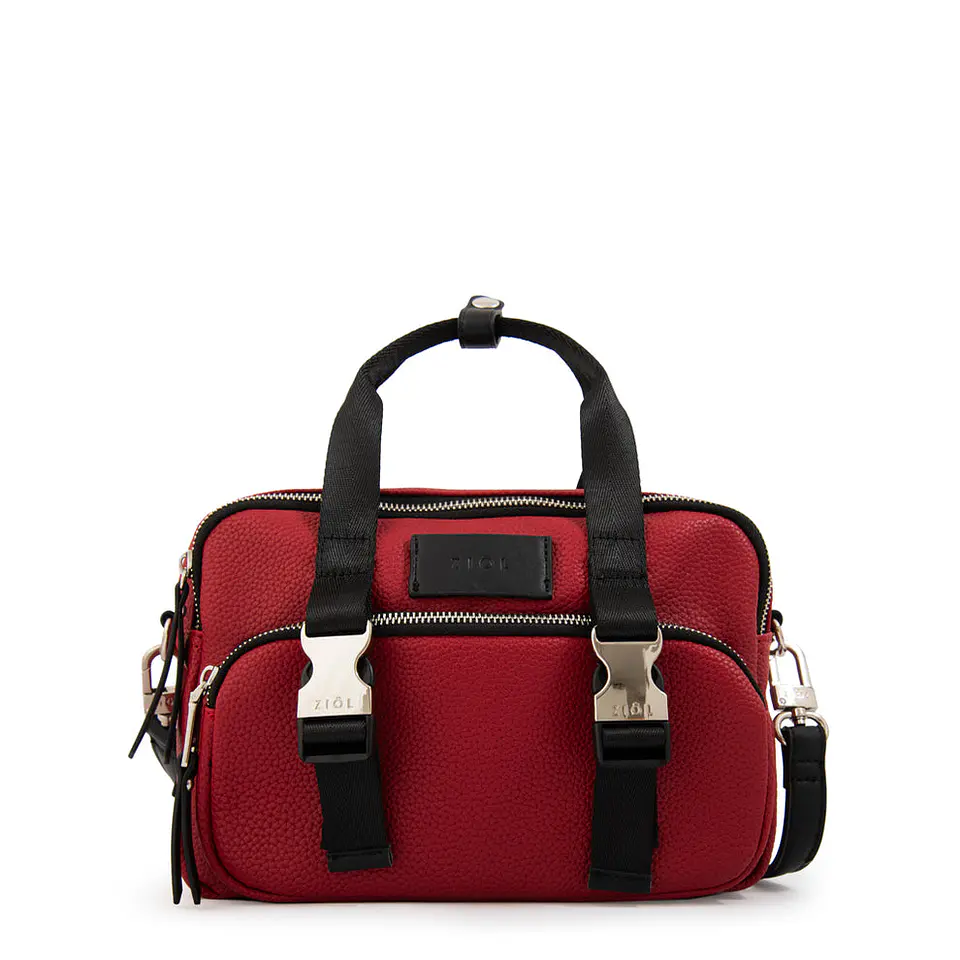 Cartera bandolera dorina mediana rojo 1