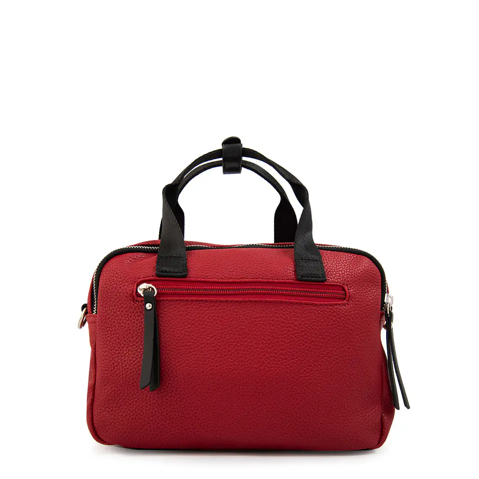 Cartera bandolera dorina mediana rojo 2
