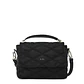 Cartera bandolera con tapa elvira pequeña negro - Miniatura 1