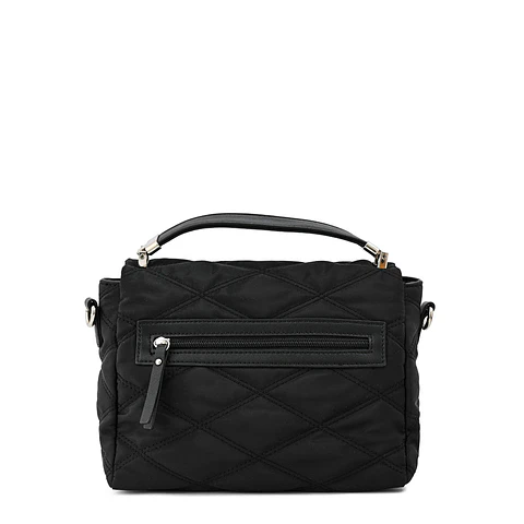 Cartera bandolera con tapa elvira pequeña negro