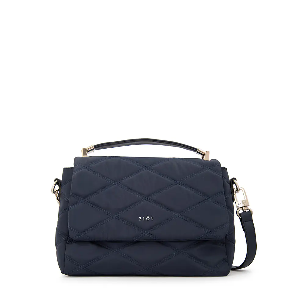Cartera bandolera elvira azul oscuro 1