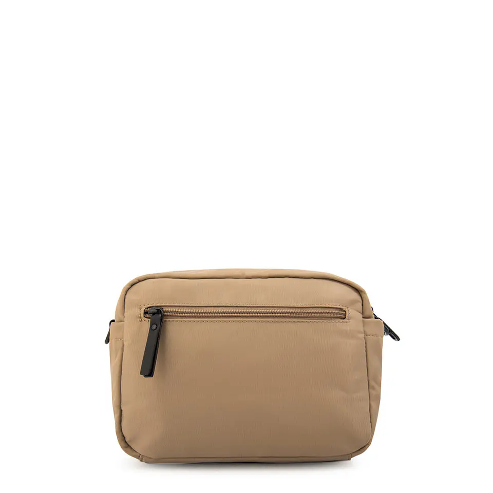 Cartera bandolera frida pequeña taupe 2