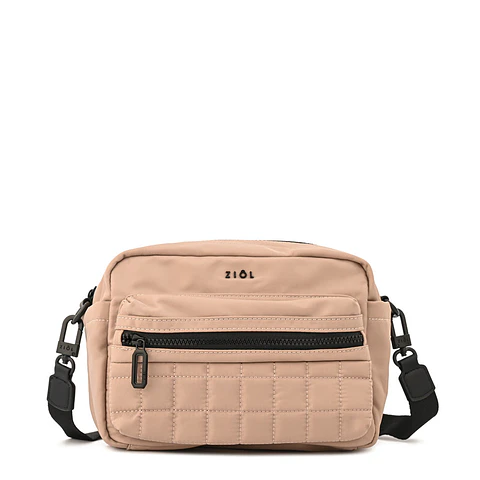 Cartera bandolera frida pequeña rosa viejo