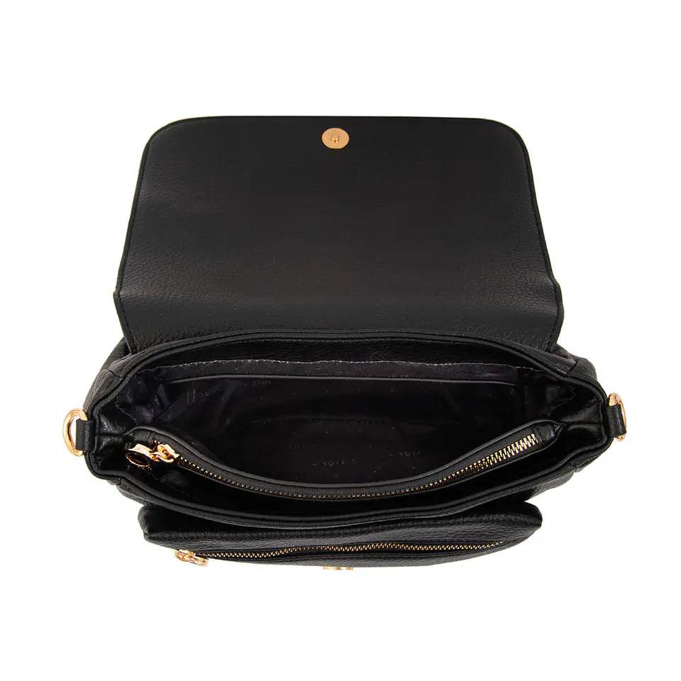 Cartera bandolera gwen mediana negro 3