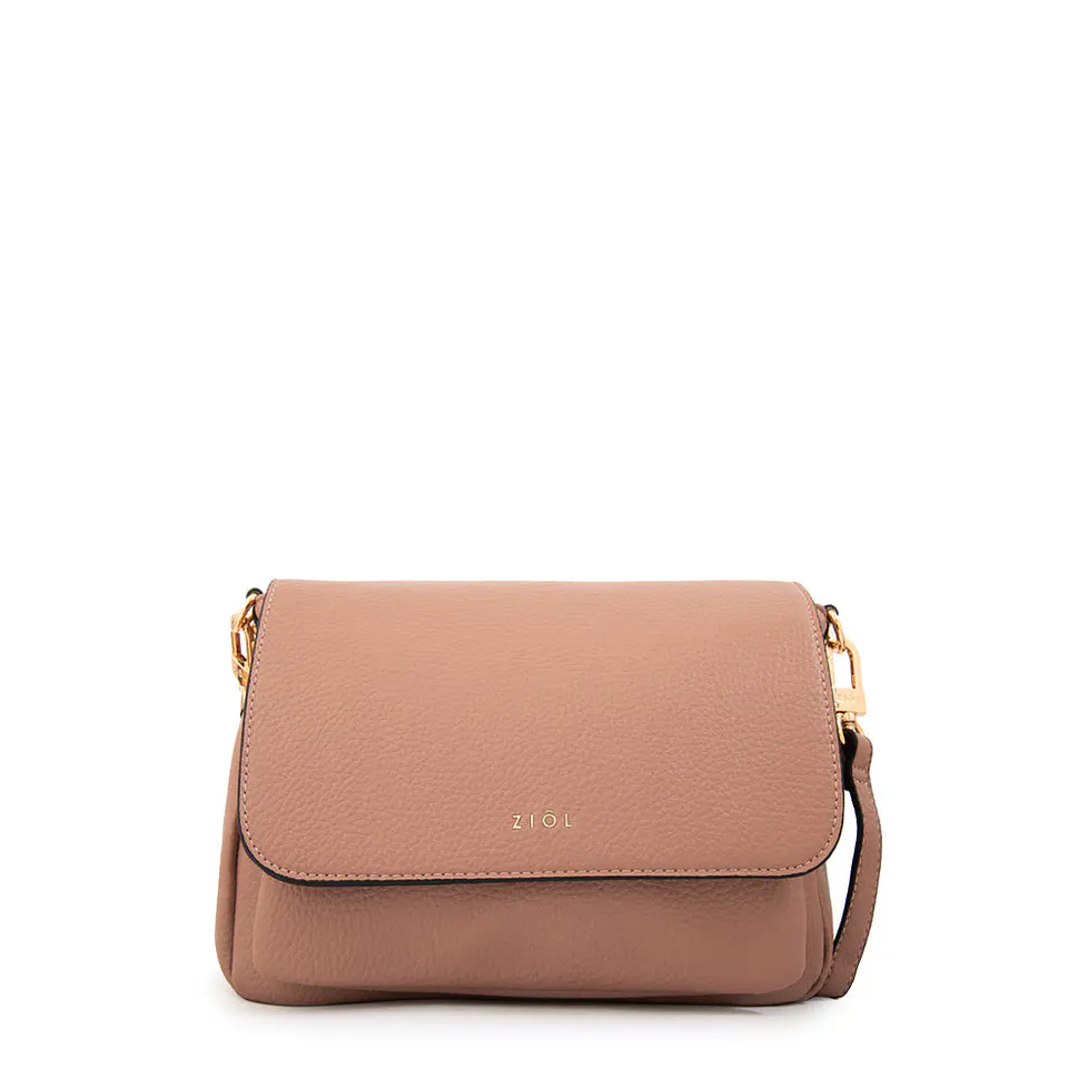 Cartera bandolera gwen mediana rosa viejo 1
