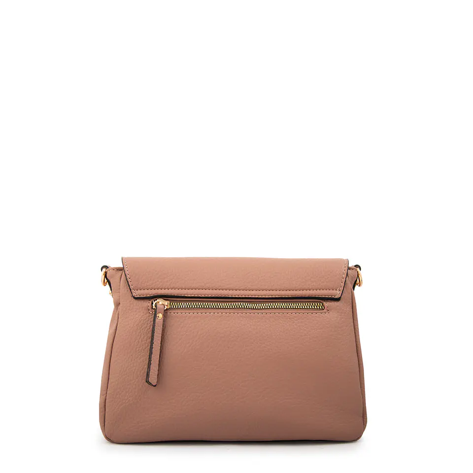 Cartera bandolera gwen mediana rosa viejo 2