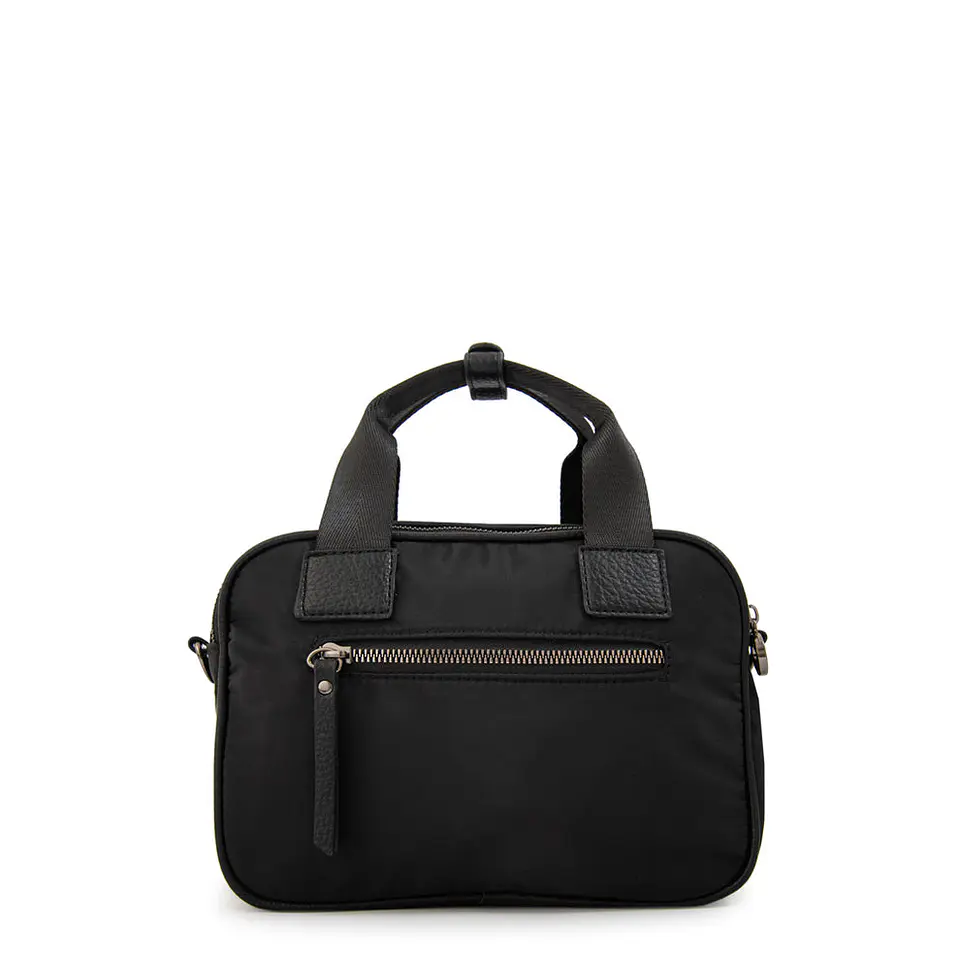 Cartera bandolera con asas helena negro 2
