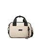 Cartera bandolera con asas helena pequeña blanco crudo - Miniatura 1