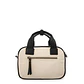 Cartera bandolera con asas helena pequeña blanco crudo - Miniatura 2