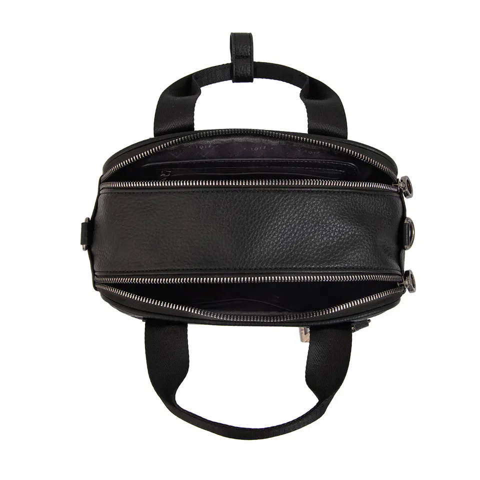 Cartera bandolera con asas helena pequeña negro 3