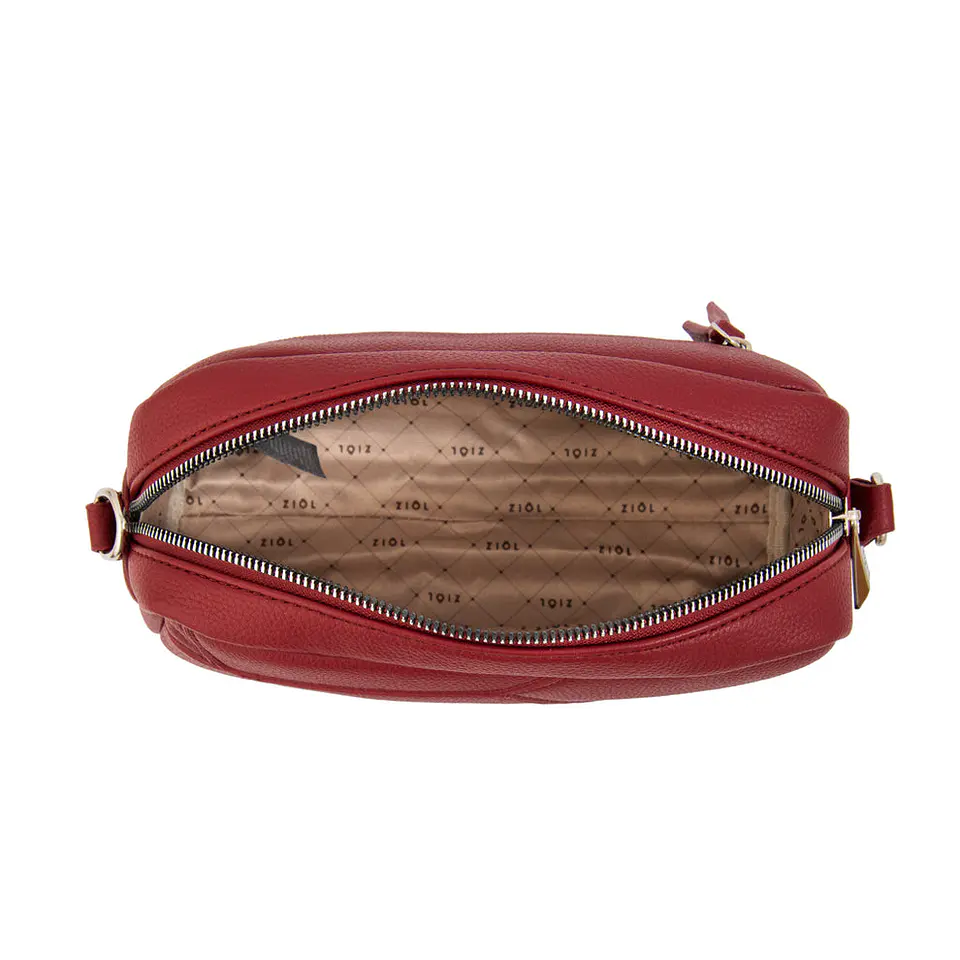 Cartera bandolera javiera mediana rojo 3