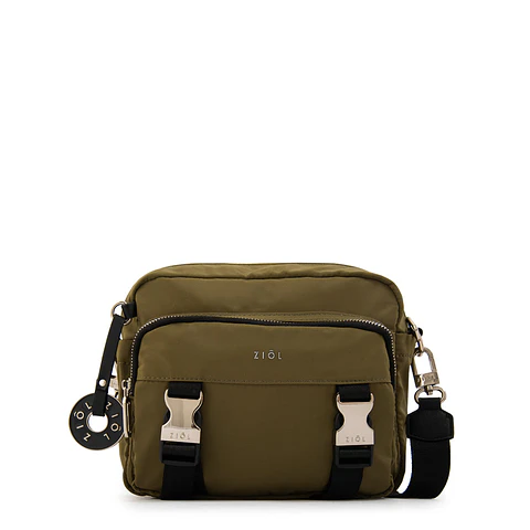Cartera bandolera lexy mediana verde oliva