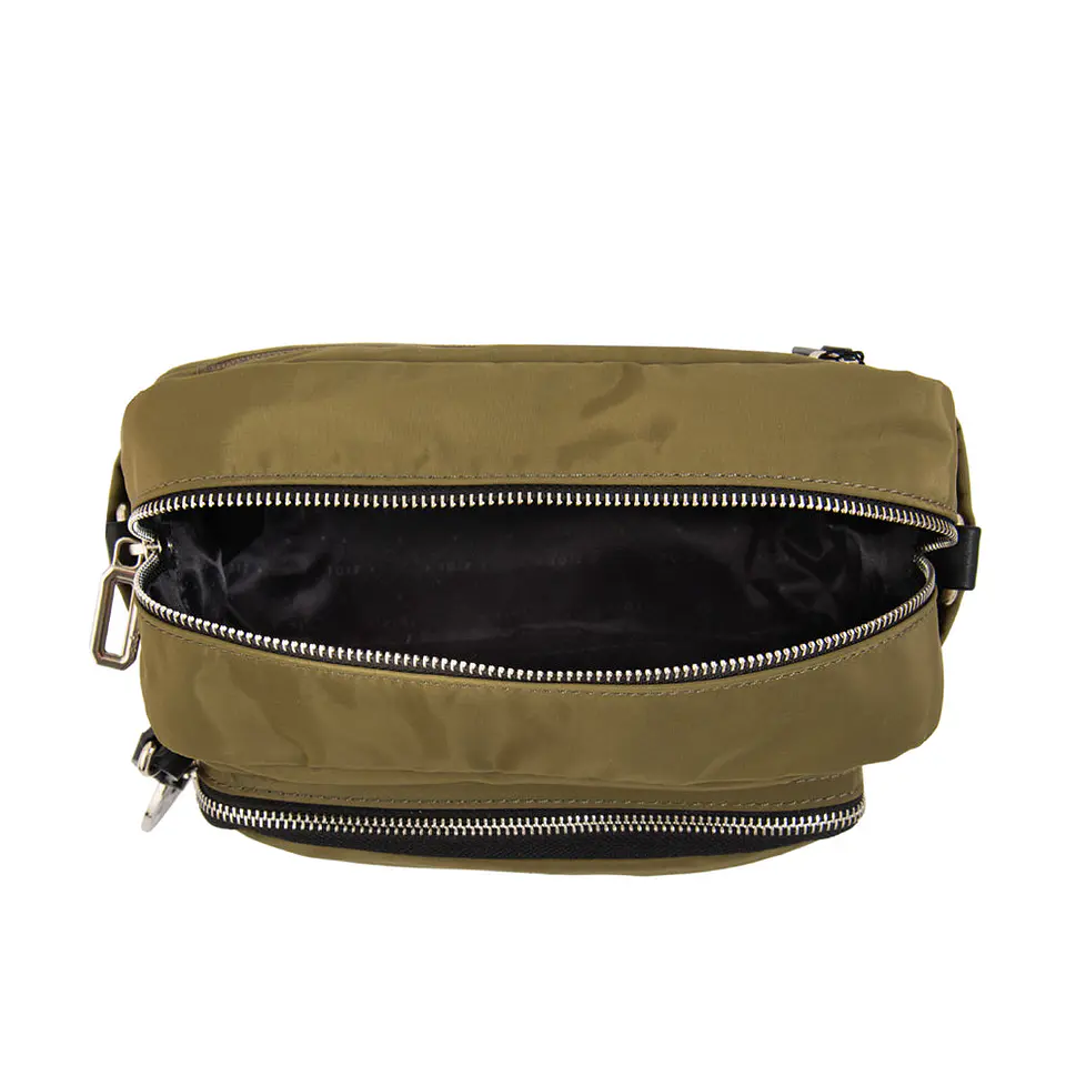 Cartera bandolera lexy mediana verde oliva 3