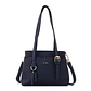 Cartera bandolera ludovica mediana azul oscuro - Miniatura 1
