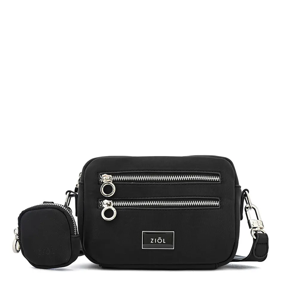 Cartera bandolera luzmaria pequeña negro 1