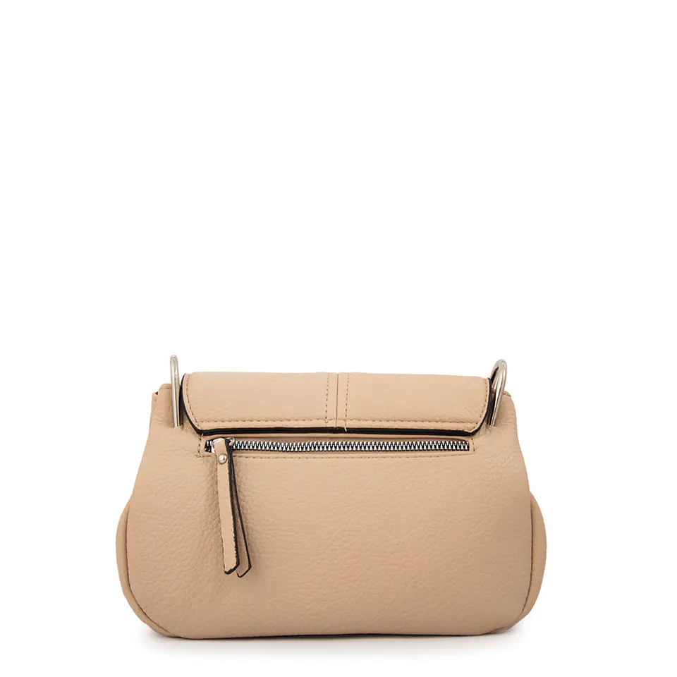 Cartera bandolera marcela mediana beige 2