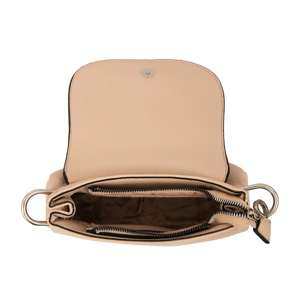 Cartera bandolera marcela mediana beige 3