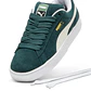 Suede XL Zapatilla Urbana Gamuza Verde niño Puma  - Miniatura 1