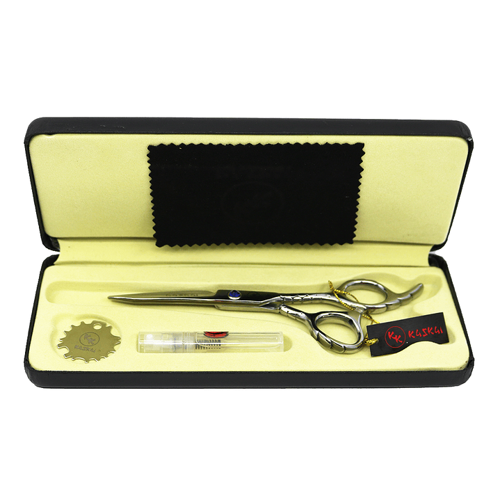 Tijeras Deslizantes Peluquería Profesionales Azul KASKAI EB-001 55 2