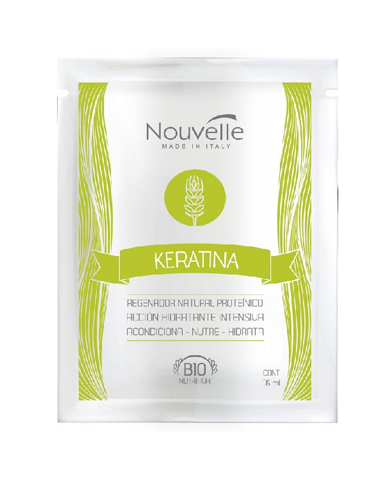 Tratamiento Keratina NOUVELLE Bio Nutritiva Sachet 30ml