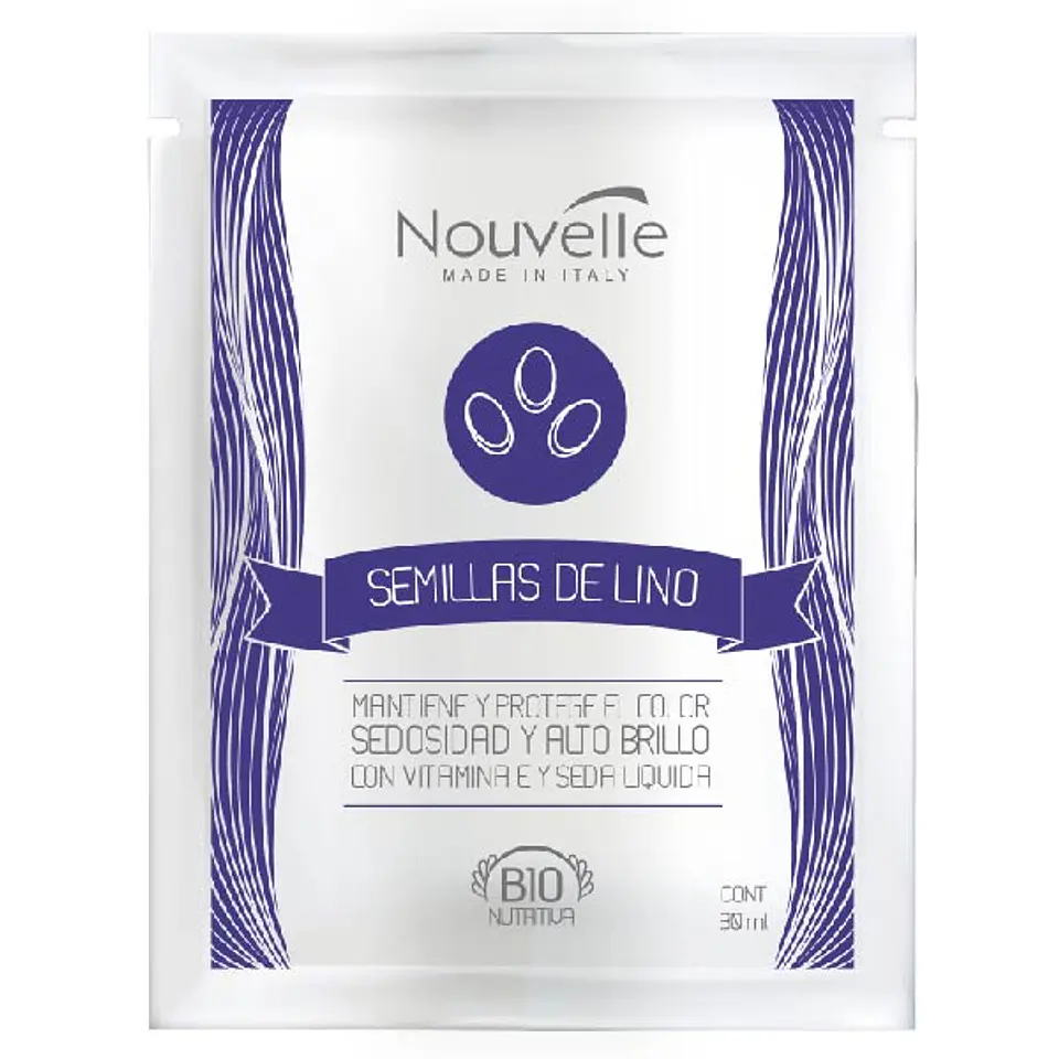 Tratamiento Semillas de Lino NOUVELLE Bio Sachet 30ml 1