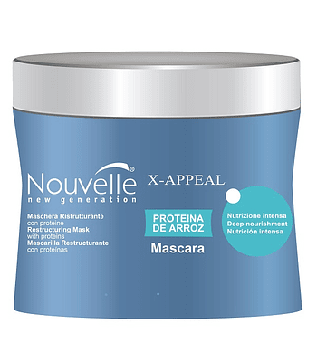 Mascarilla Proteína de Arroz NOUVELLE X-Appeal Tarro 300ml