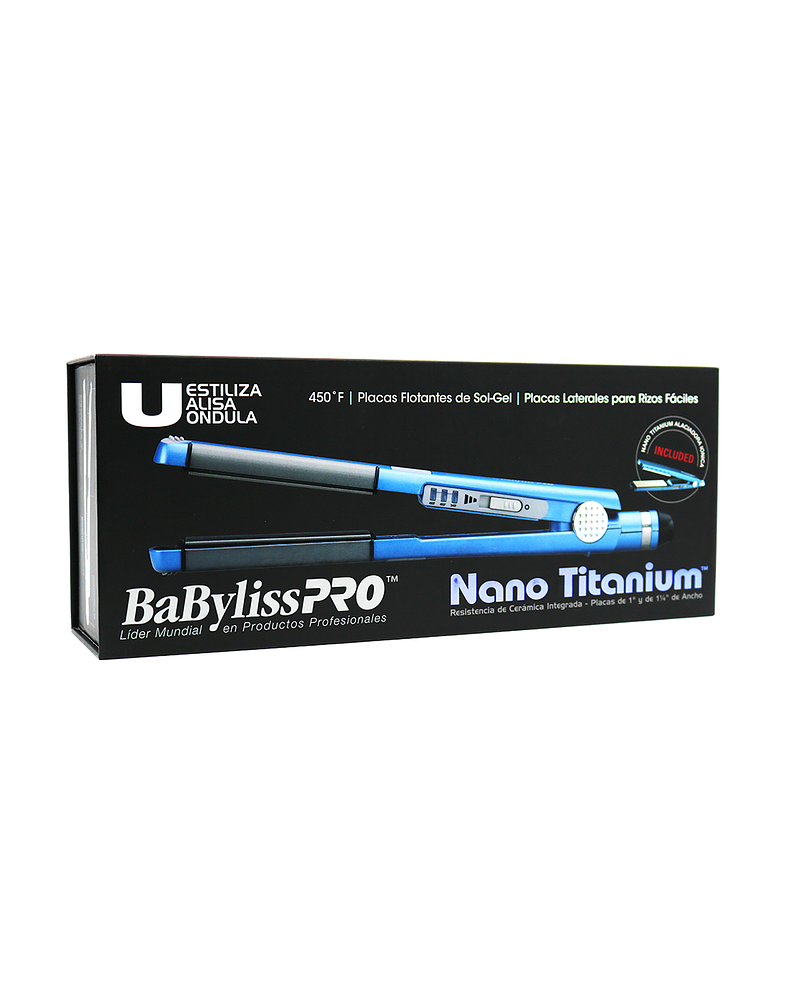 Pack Planchas BaBylissPRO Nano Titanium Azul