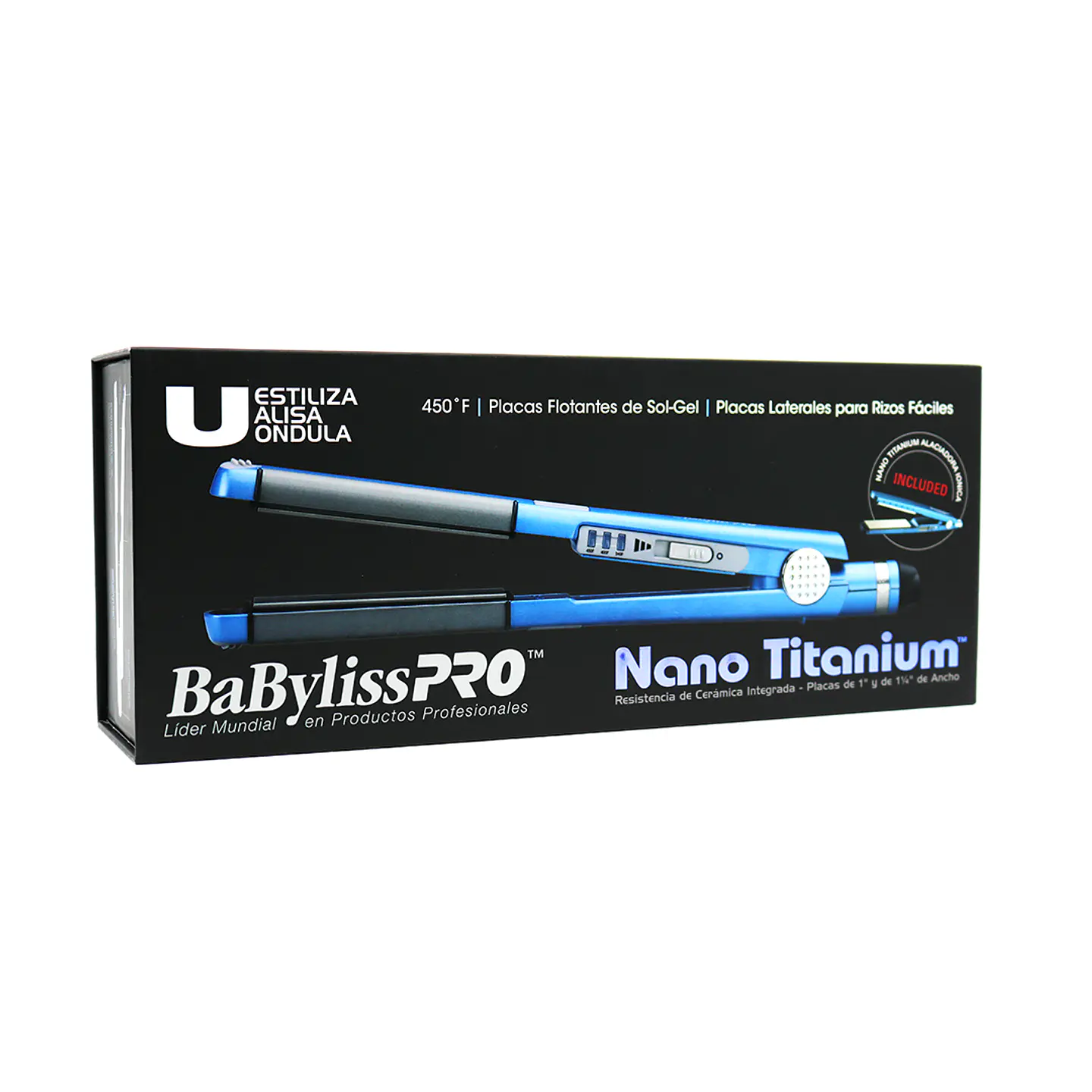 Pack Planchas BaBylissPRO Nano Titanium Azul 3