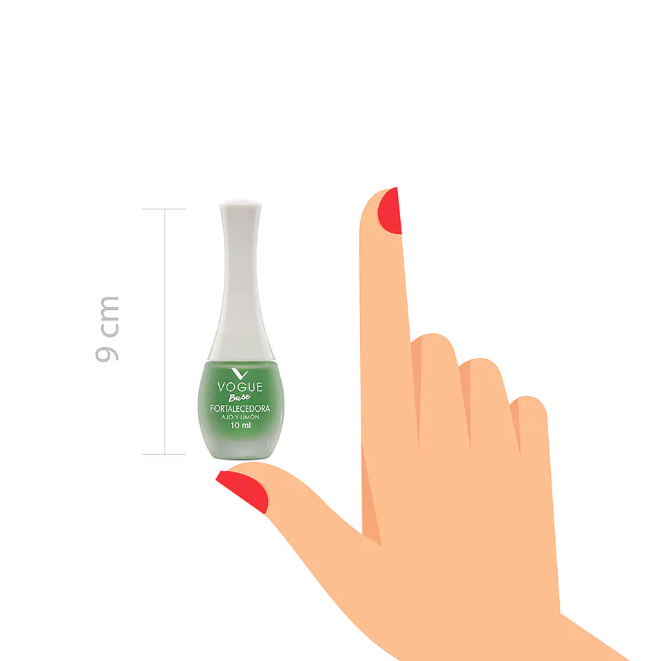 Base Fortalecedora Ajo y Limón VOGUE Fantastic 10ml 4
