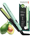 Plancha Digital de Aguacate y Macadamia Profesional REMINGTON Shine Therapy S-9960