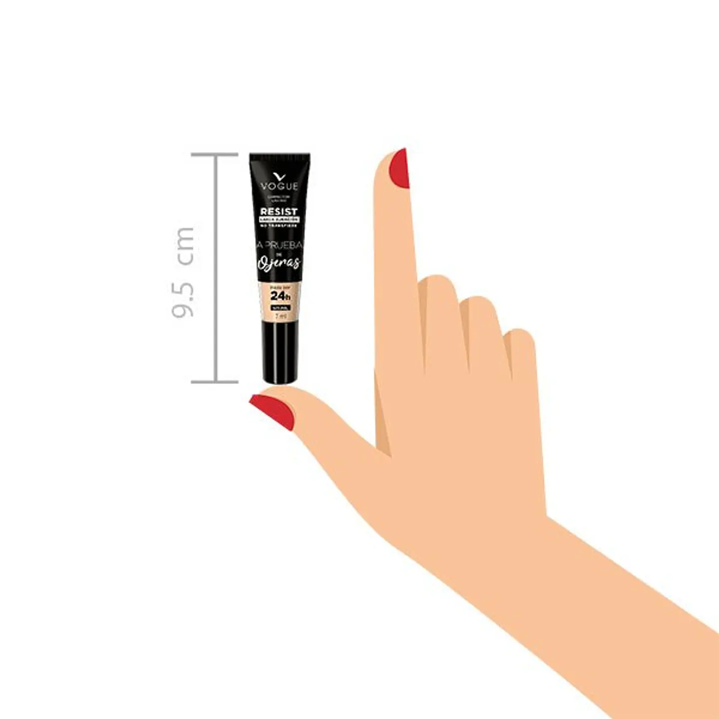 Corrector Líquido a Prueba de Ojeras VOGUE Resist 7ml 6