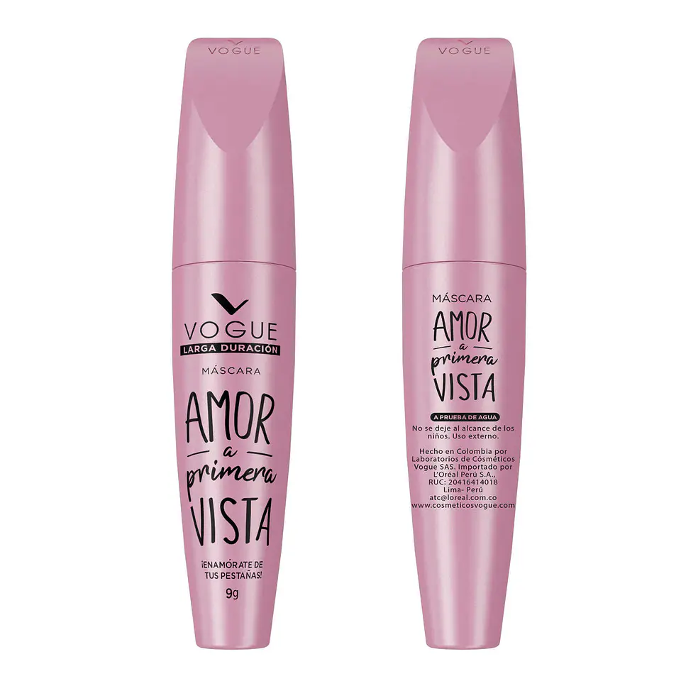Pestañina a Prueba de Agua Amor a Primera Vista VOGUE 9g 6