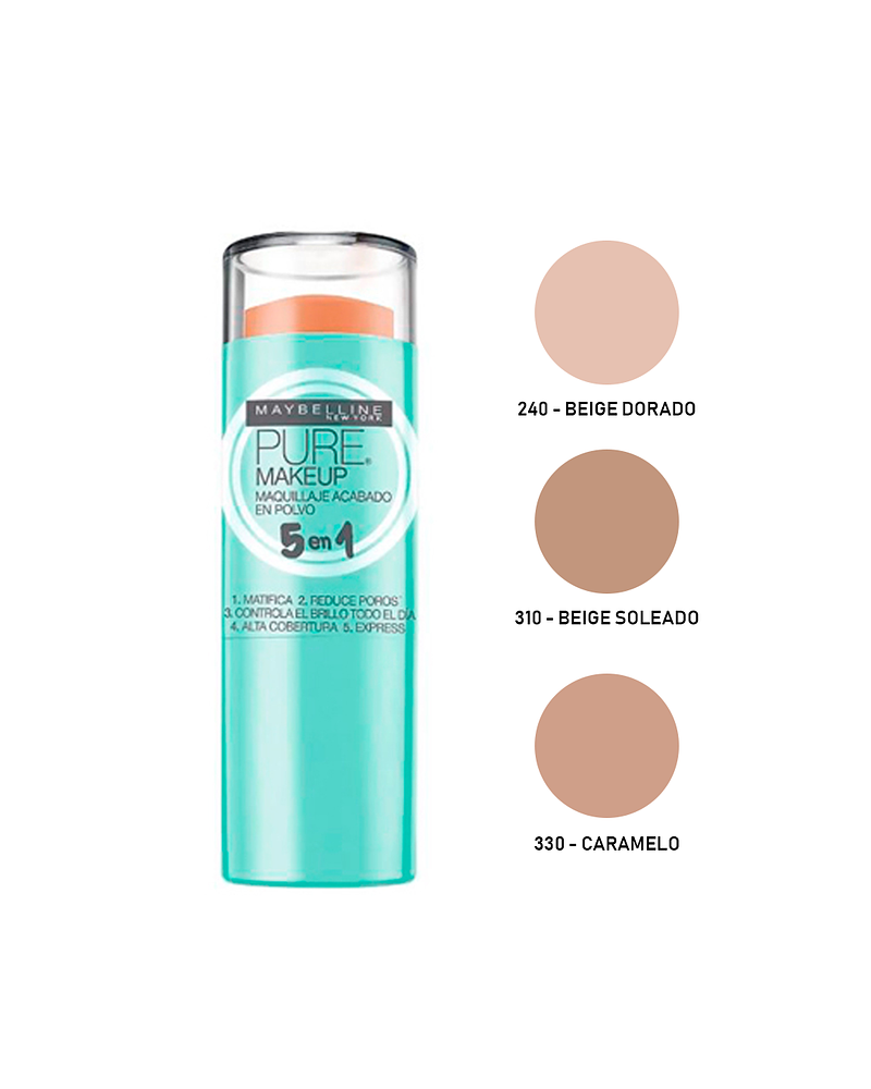 Base en Barra - Corrector 5 en 1 MAYBELLINE Pure Stick