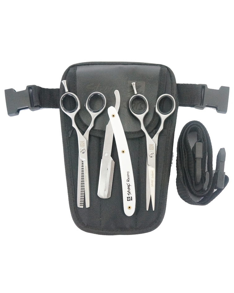 Set de Corte Barbería / Peluquería STRONG SCISSORS x3 Y BS3