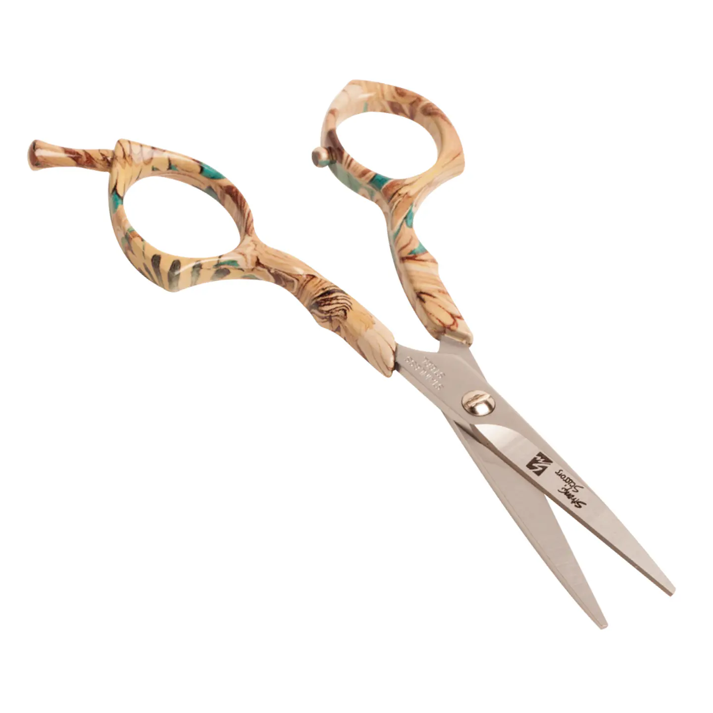 Tijeras Peluquería Profesionales Microdentada Plumas 5.75