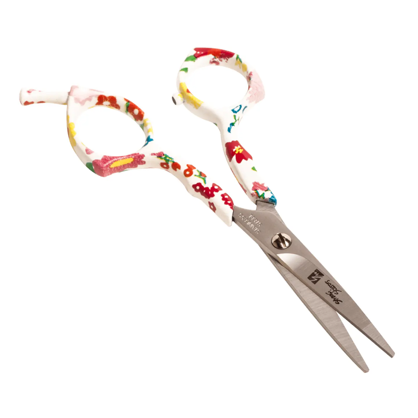 Tijeras Peluquería Profesionales Microdentada Flores Grandes 5.75