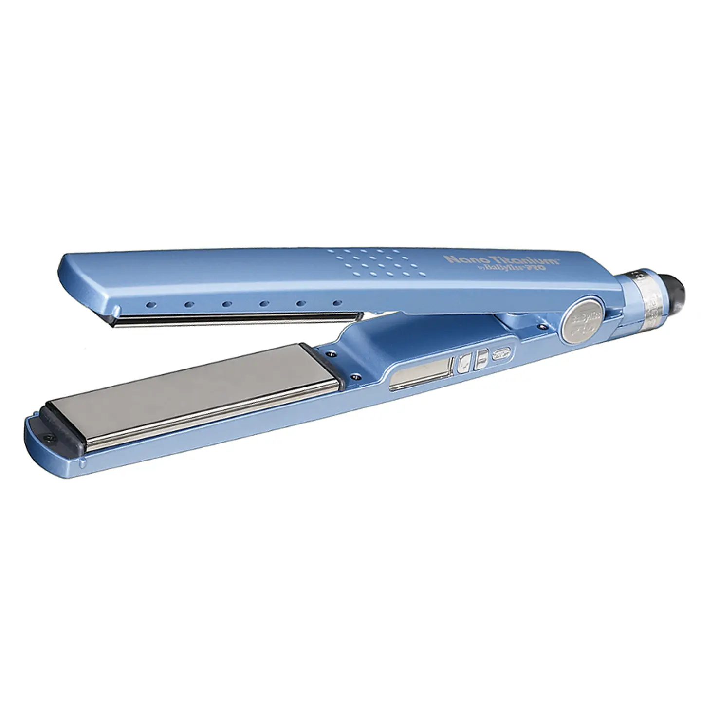 Plancha Iónica Digital BaBylissPRO Nano Titanium 1 ¼” Azul 1